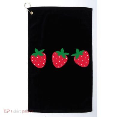 Strawberry Lover Summer Golf Towel
