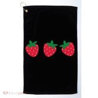 Strawberry Lover Summer Golf Towel thumb 0