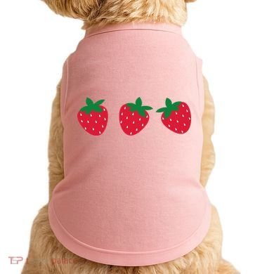 Strawberry Lover Summer Doggie Tank