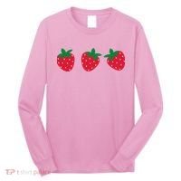 Strawberry Lover Summer Long Sleeve Shirt thumb 0