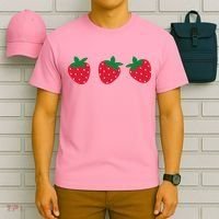Strawberry Lover Summer T-Shirt thumb 6