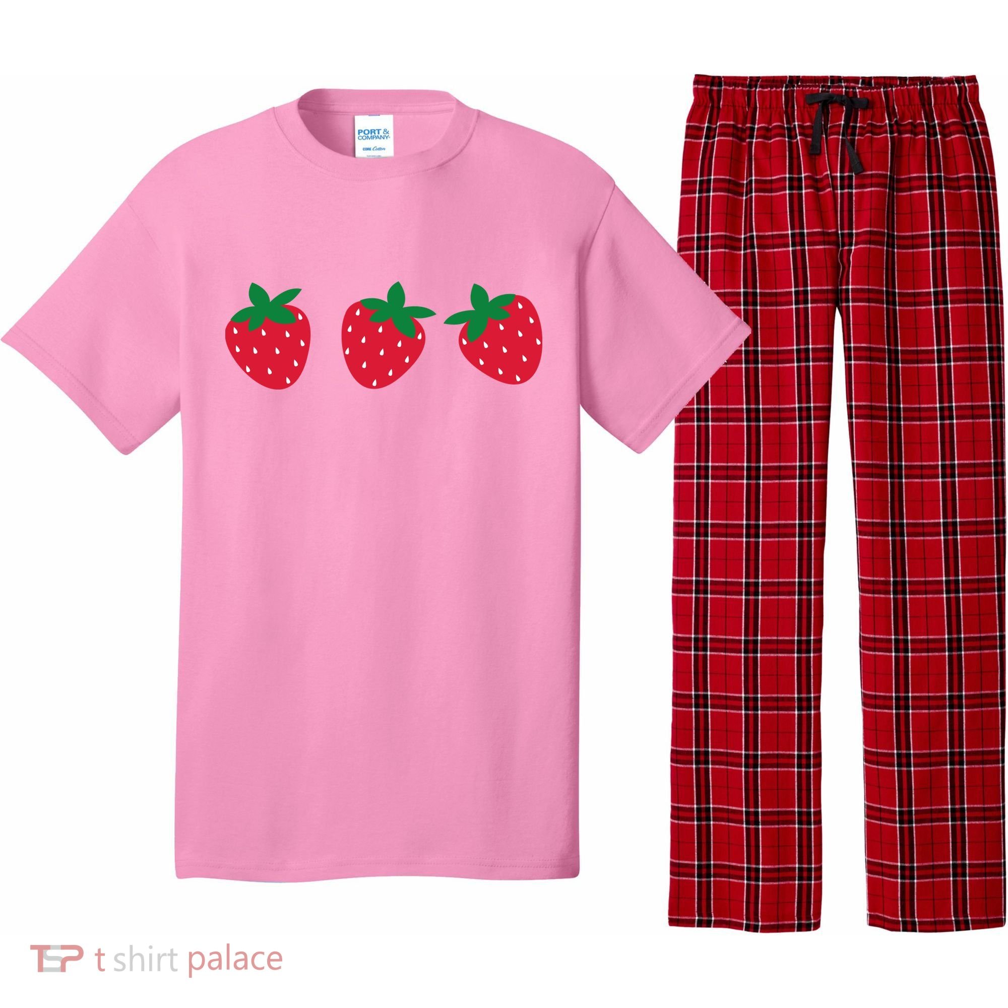Strawberry Lover Summer Pajama Set