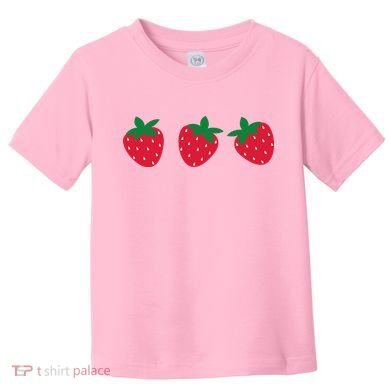 Strawberry Lover Summer Toddler T-Shirt