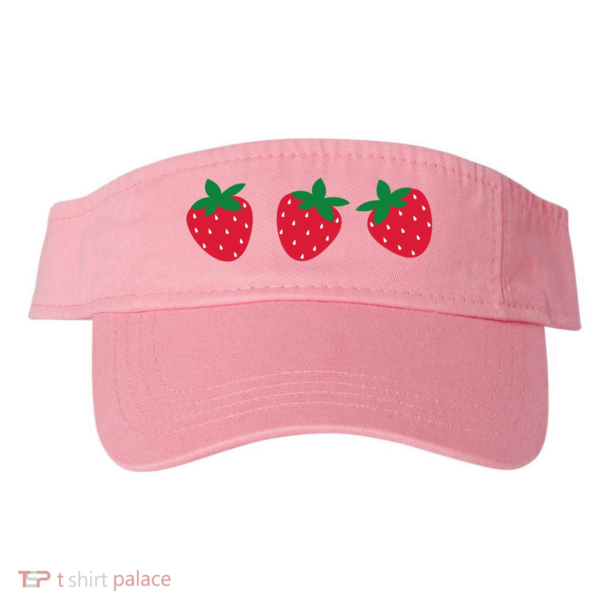 Strawberry Lover Summer Visor