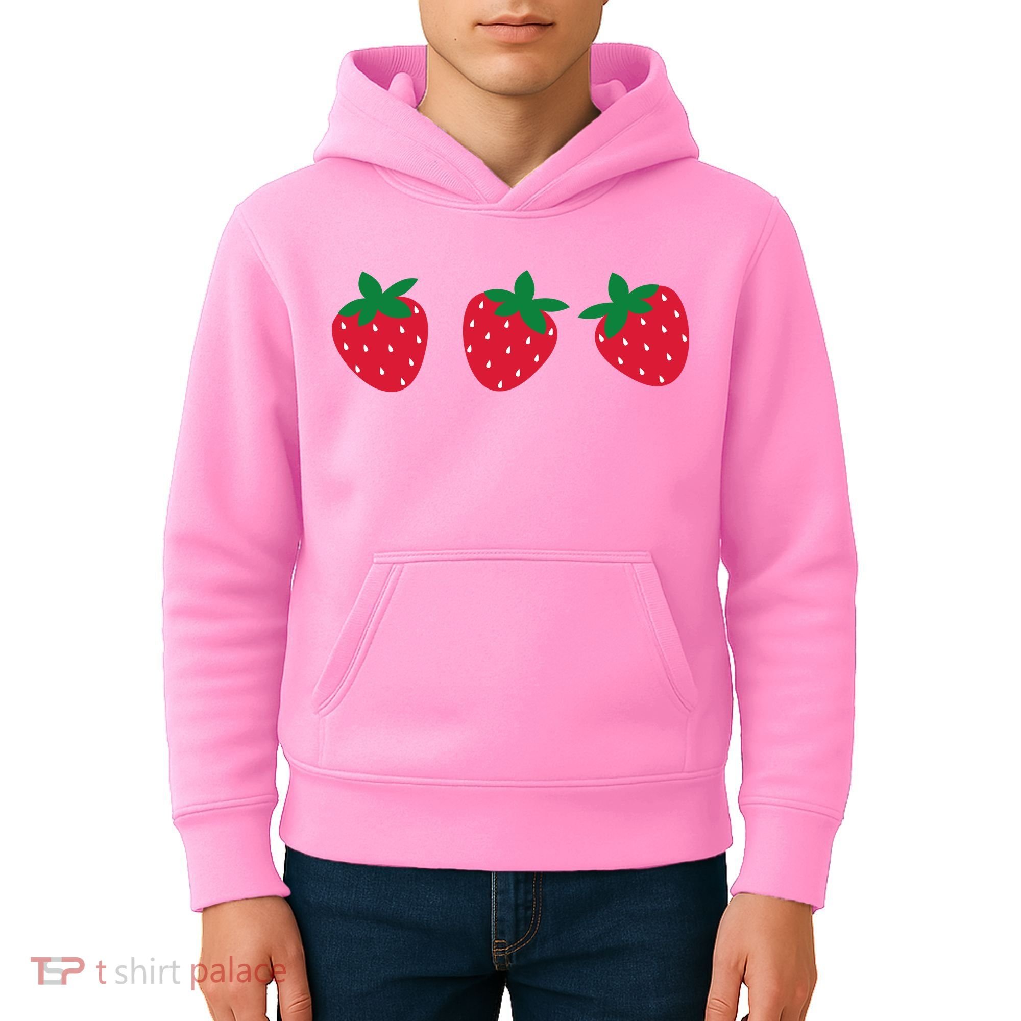 Strawberry Lover Summer Kids Hoodie