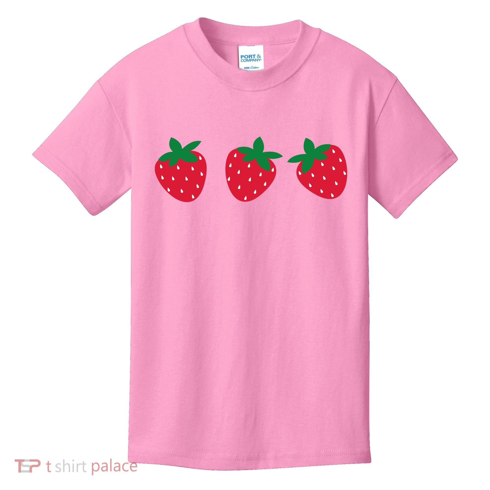 Strawberry Lover Summer Kids T-Shirt