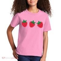 Strawberry Lover Summer Kids T-Shirt thumb 2