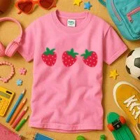 Strawberry Lover Summer Kids T-Shirt thumb 3