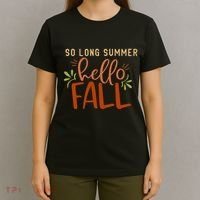 So Long Summer Hello Fall T-Shirt thumb 4