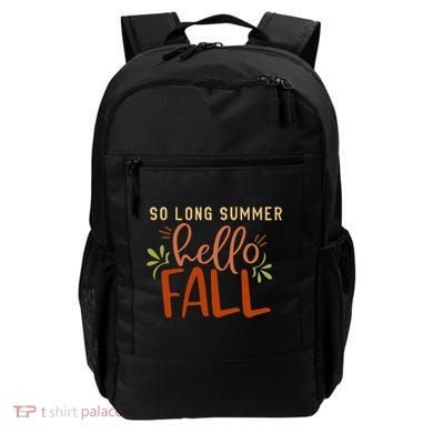 So Long Summer Hello Fall Backpack