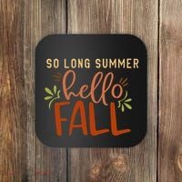 So Long Summer Hello Fall Coaster thumb 0