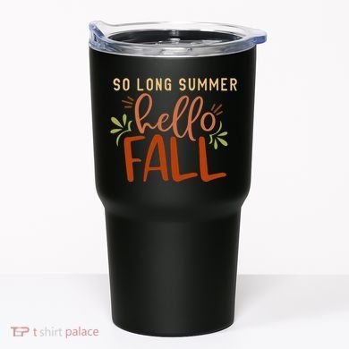 So Long Summer Hello Fall Tumbler