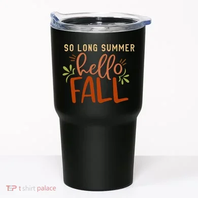 So Long Summer Hello Fall Tumbler
