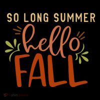 So Long Summer Hello Fall Mousepad thumb 1