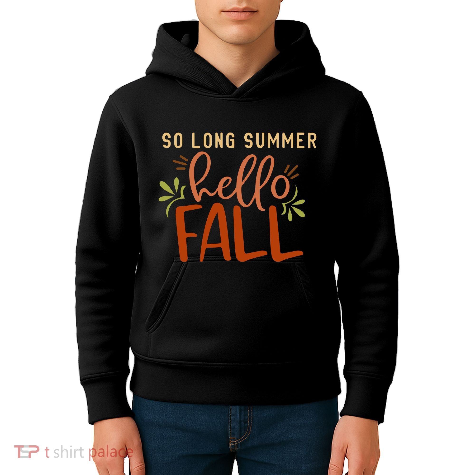 So Long Summer Hello Fall Kids Hoodie