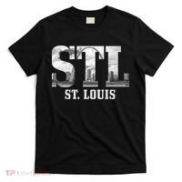 St. Louis STL Skyline Pride Missouri Vintage T-Shirt thumb 0