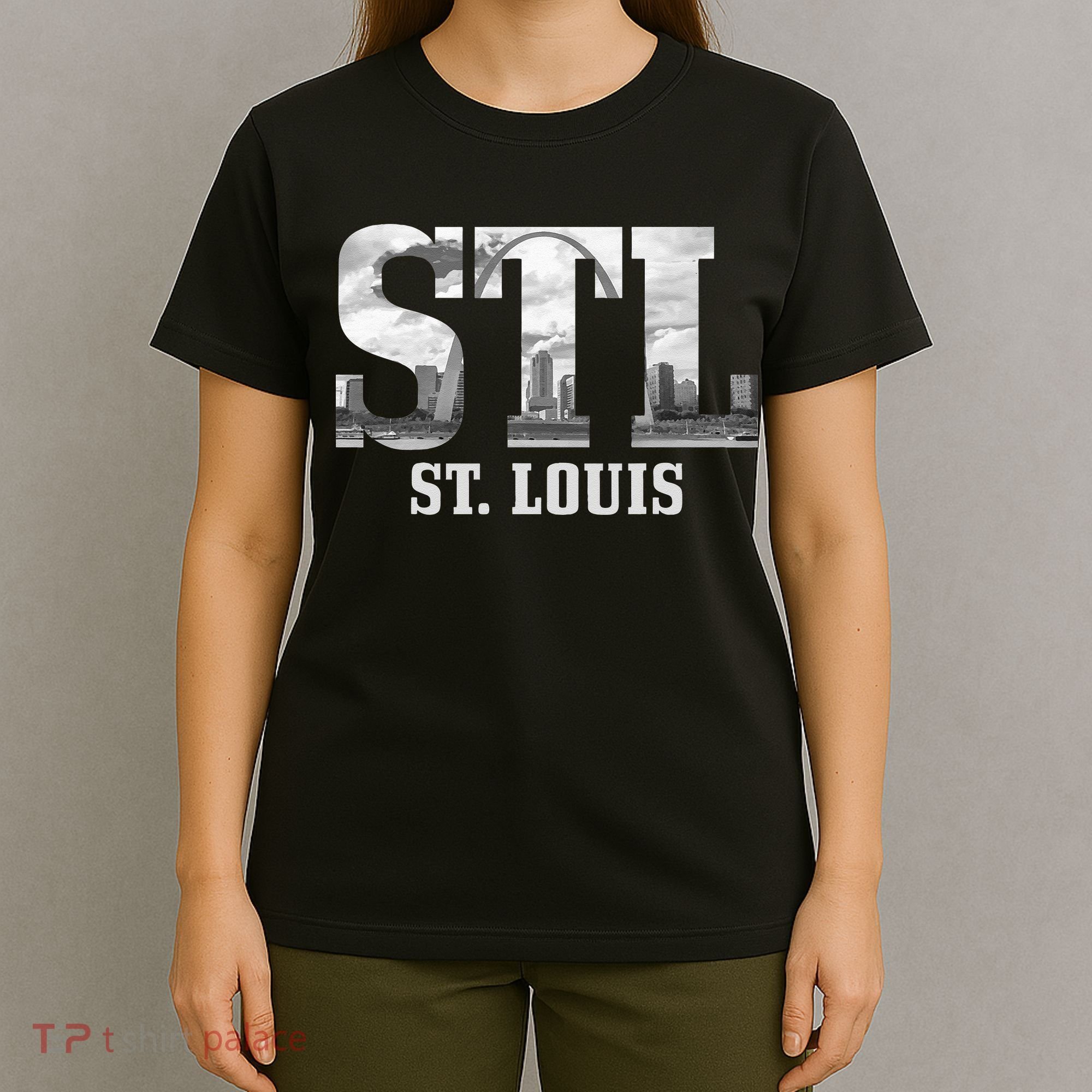 St. Louis STL Skyline Pride Missouri Vintage T-Shirt