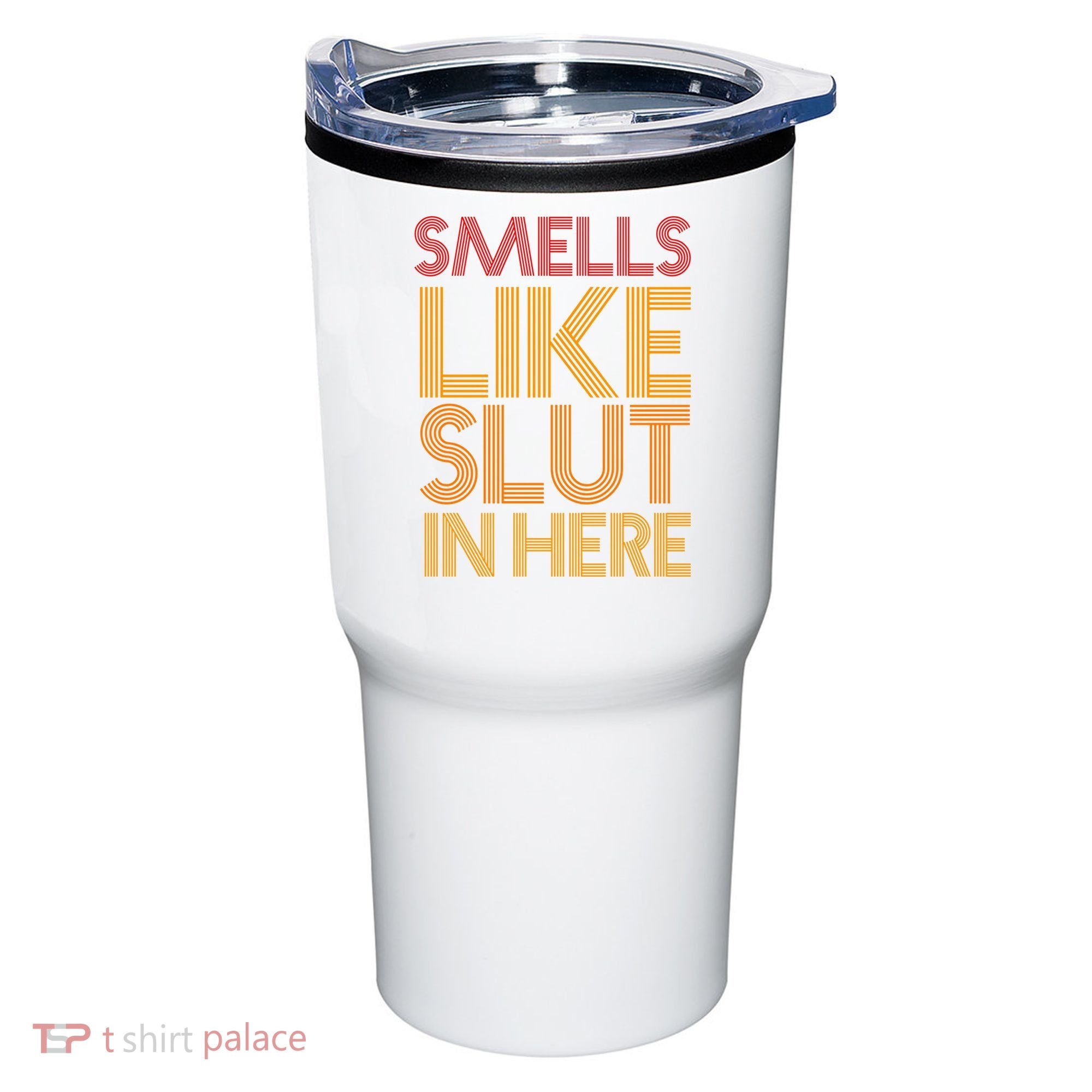 Smells Like Slut In Here Funny Humor Tumbler