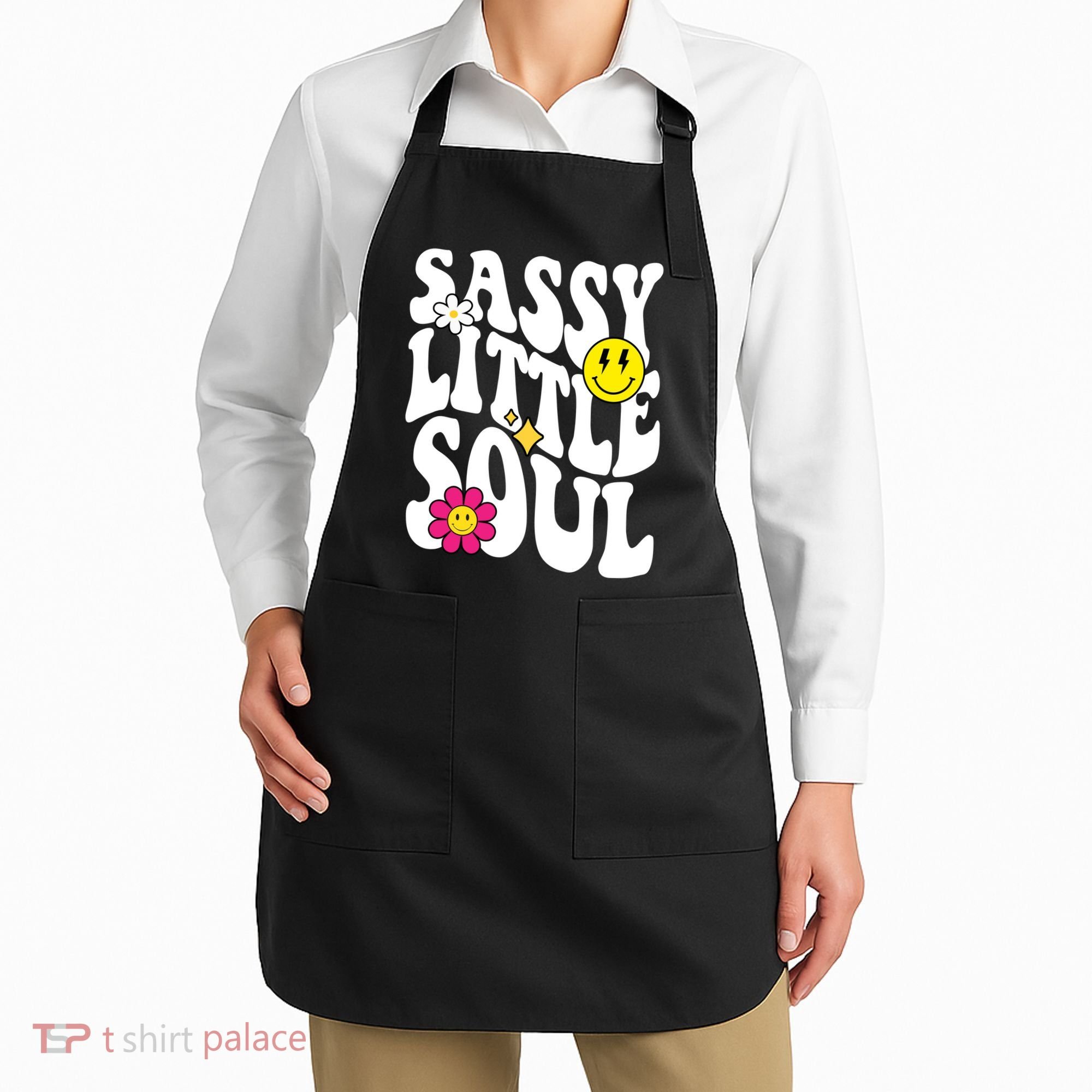 Sassy Little Soul Groovy Retro Cute Apron