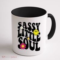 Sassy Little Soul Groovy Retro Cute Coffee Mug thumb 1