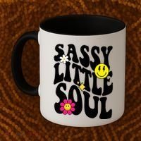 Sassy Little Soul Groovy Retro Cute Coffee Mug thumb 2