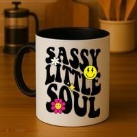 Sassy Little Soul Groovy Retro Cute Coffee Mug thumb 4
