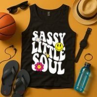 Sassy Little Soul Groovy Retro Cute Tank Top thumb 4