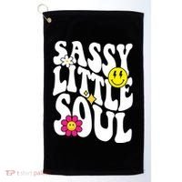 Sassy Little Soul Groovy Retro Cute Golf Towel thumb 0