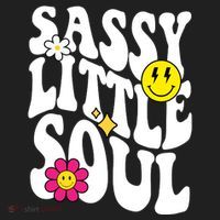 Sassy Little Soul Groovy Retro Cute Golf Towel thumb 3