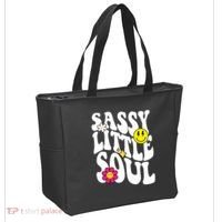 Sassy Little Soul Groovy Retro Cute Tote Bag thumb 2