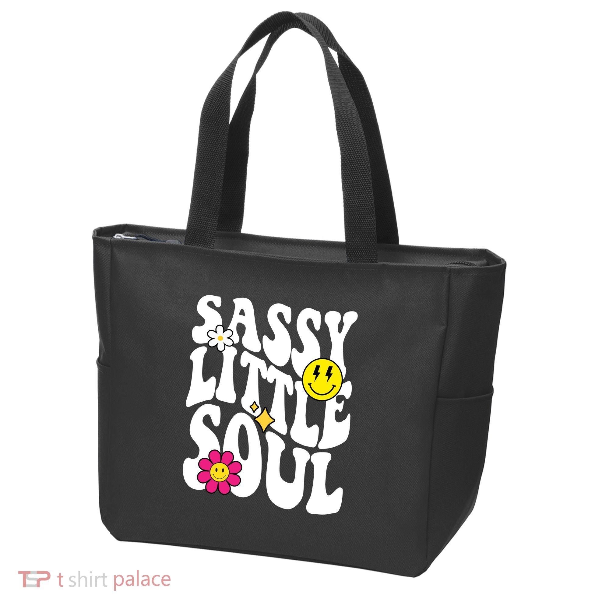 Sassy Little Soul Groovy Retro Cute Tote Bag