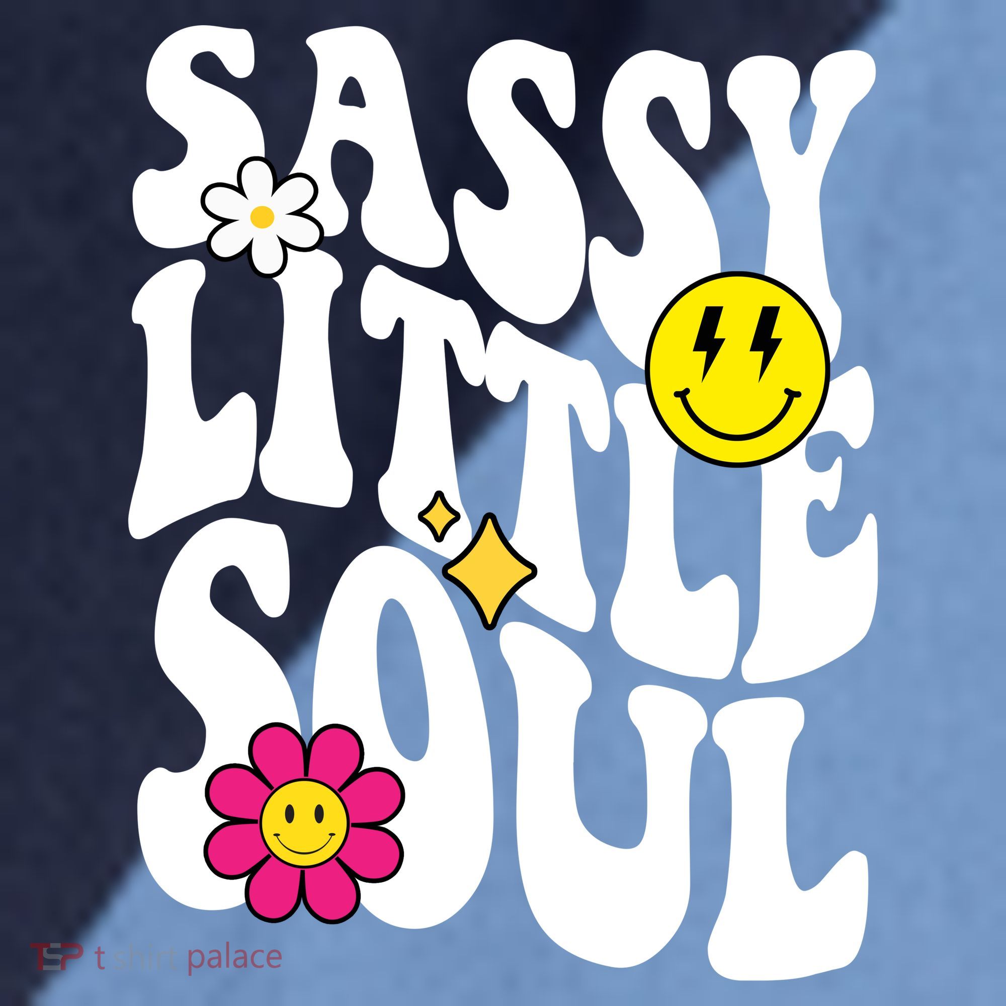 Sassy Little Soul Groovy Retro Cute Raglan Baseball Sleeve Shirt