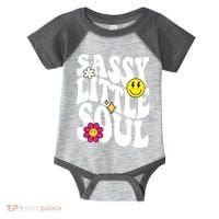 Sassy Little Soul Groovy Retro Cute Infant Baby Jersey Bodysuit thumb 0