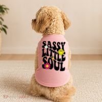 Sassy Little Soul Groovy Retro Cute Doggie Tank thumb 2