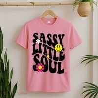 Sassy Little Soul Groovy Retro Cute T-Shirt thumb 2