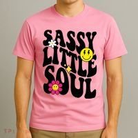 Sassy Little Soul Groovy Retro Cute T-Shirt thumb 3