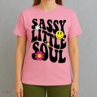 Sassy Little Soul Groovy Retro Cute T-Shirt thumb 4
