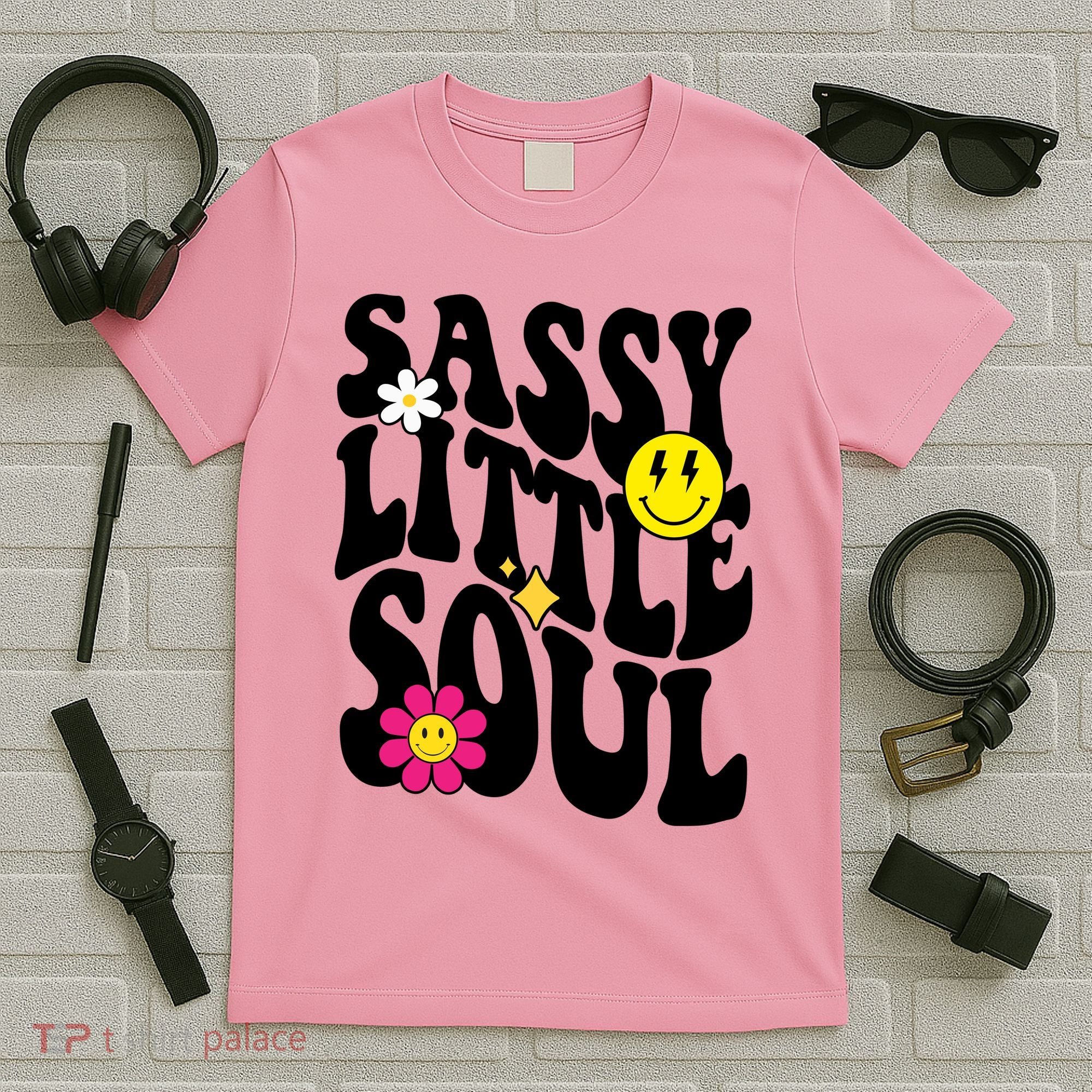 Sassy Little Soul Groovy Retro Cute T-Shirt