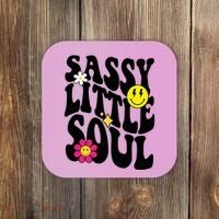 Sassy Little Soul Groovy Retro Cute Coaster thumb 0