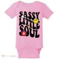 Sassy Little Soul Groovy Retro Cute Baby Bodysuit thumb 0