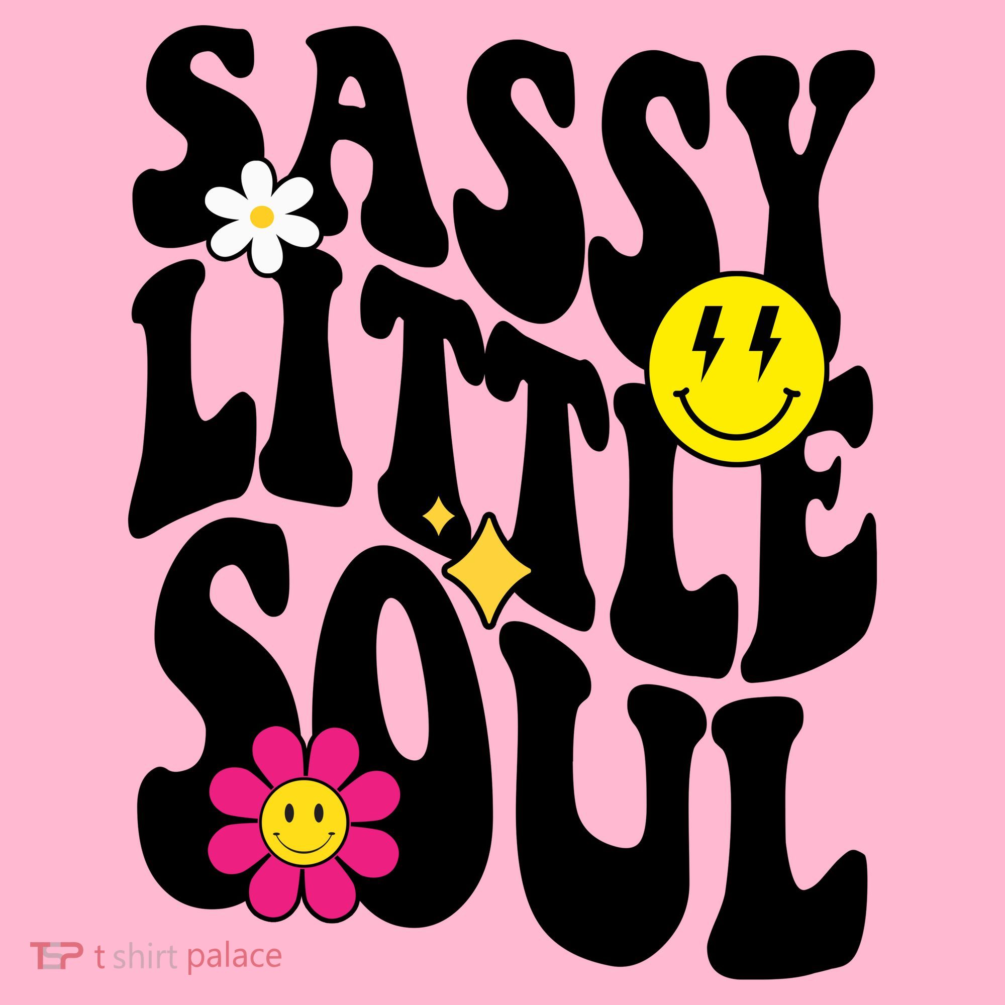 Sassy Little Soul Groovy Retro Cute Baby Bodysuit
