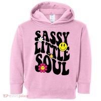 Sassy Little Soul Groovy Retro Cute Toddler Hoodie thumb 0
