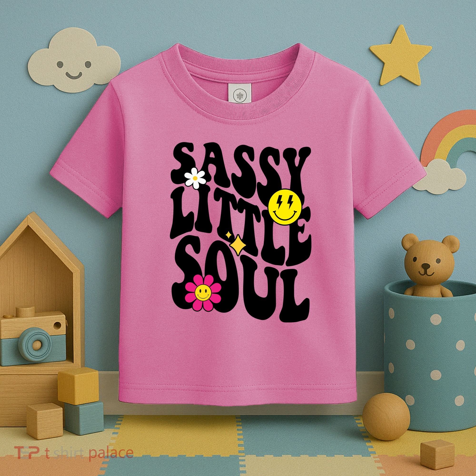 Sassy Little Soul Groovy Retro Cute Toddler T-Shirt