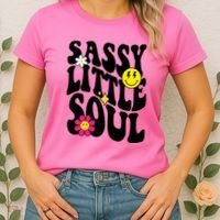Sassy Little Soul Groovy Retro Cute Women's T-Shirt thumb 2