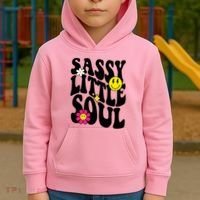 Sassy Little Soul Groovy Retro Cute Kids Hoodie thumb 2