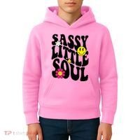 Sassy Little Soul Groovy Retro Cute Kids Hoodie thumb 4