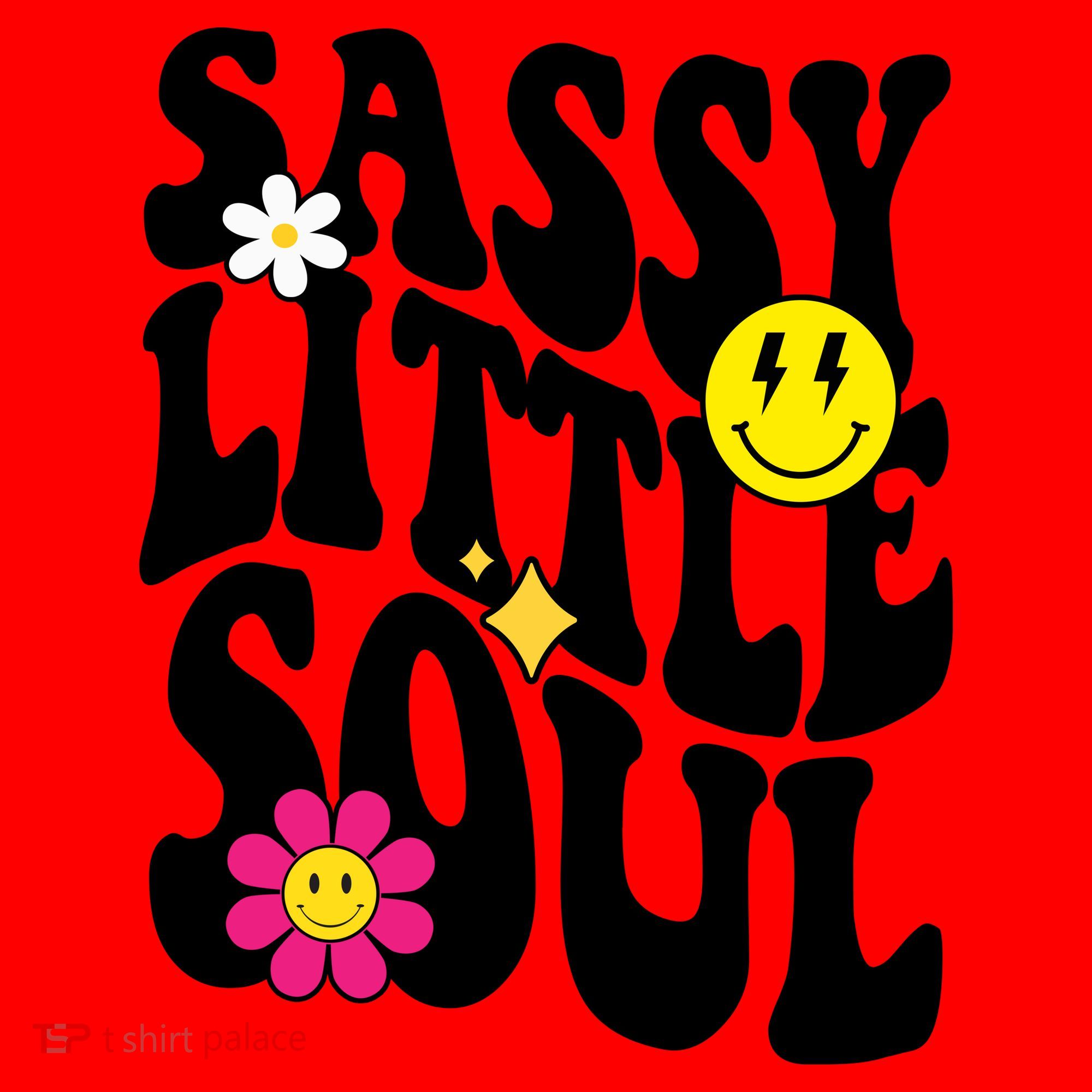 Sassy Little Soul Groovy Retro Cute Santa Hat