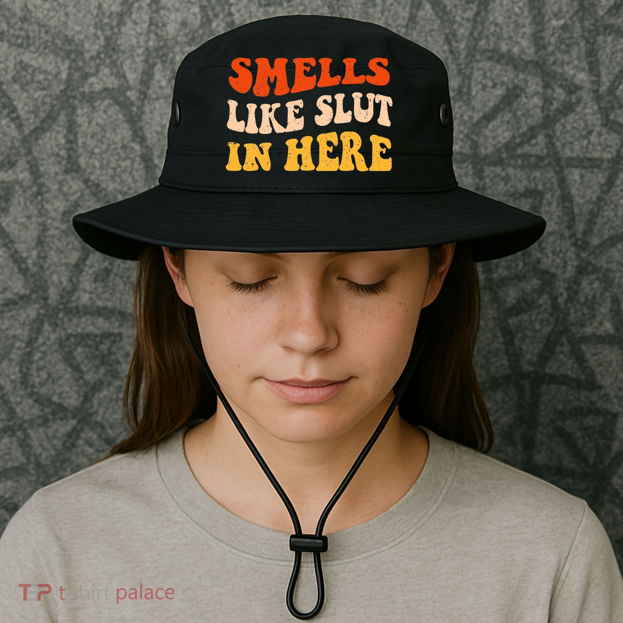 Smells Like Slut In Here Adult Humor Bucket Hat