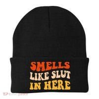 Smells Like Slut In Here Adult Humor Beanie thumb 0