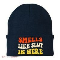 Smells Like Slut In Here Adult Humor Beanie thumb 0